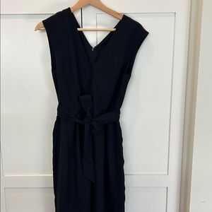 Club Monaco Navy Jumpsuit with Belt